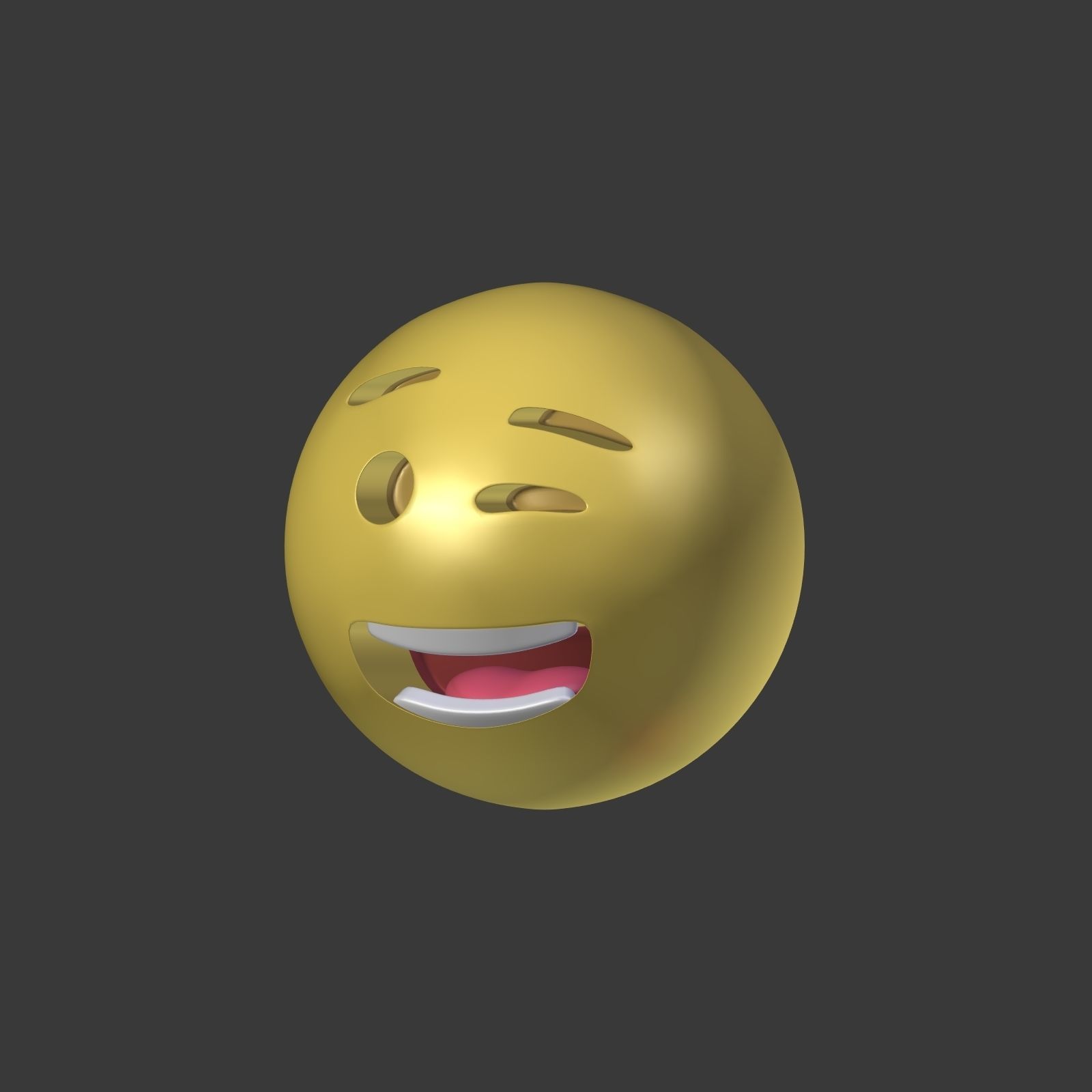 Emoticons - Emoji - Smiley Pack Low-poly 3D model_29