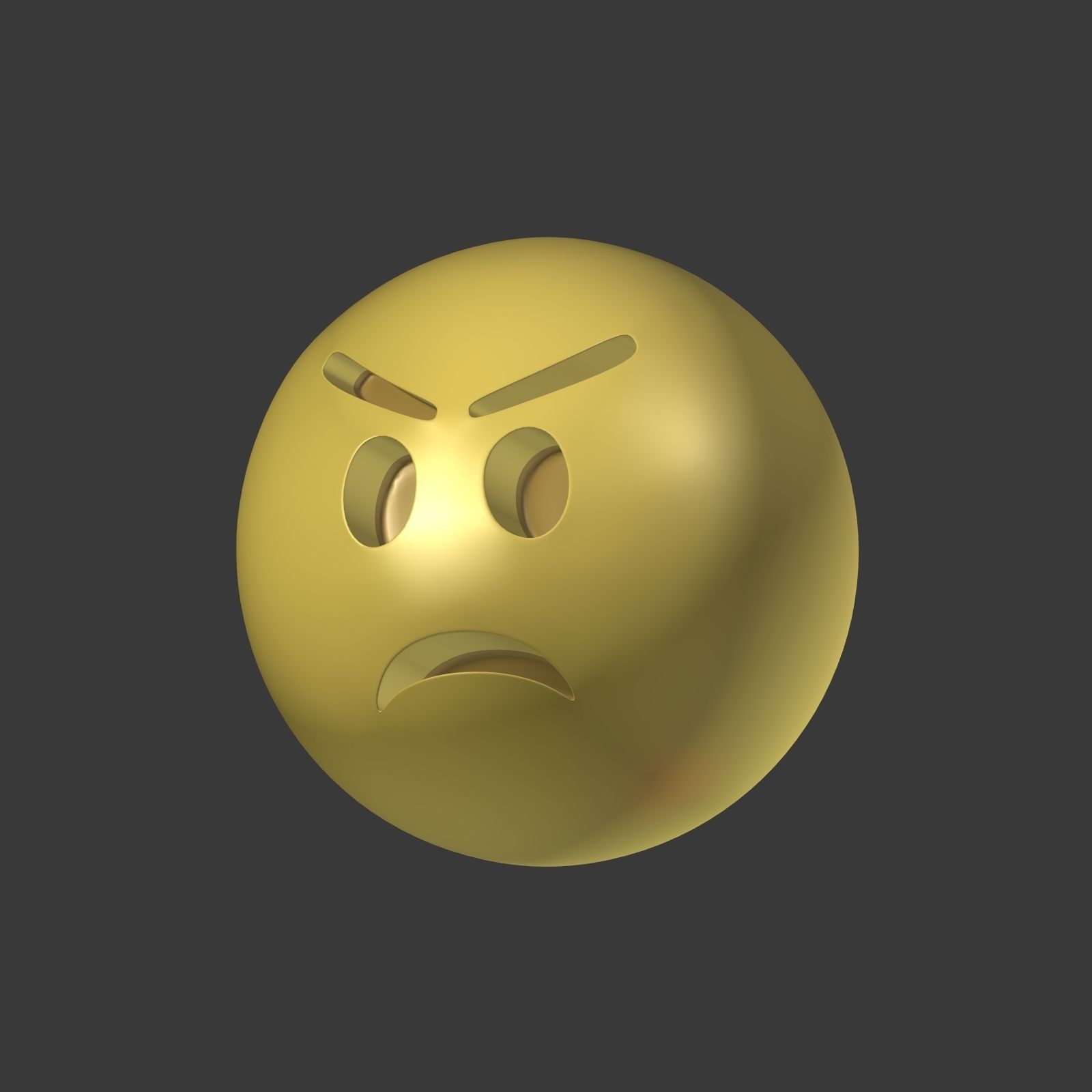 Emoticons - Emoji - Smiley Pack Low-poly 3D model_21