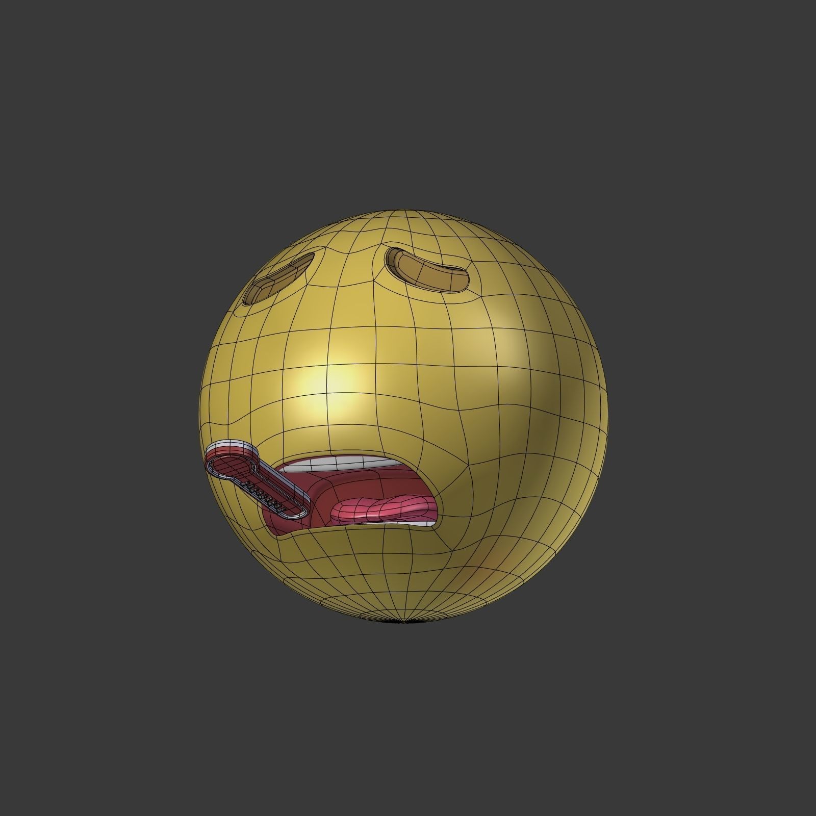 Emoticons - Emoji - Smiley Pack Low-poly 3D model_58