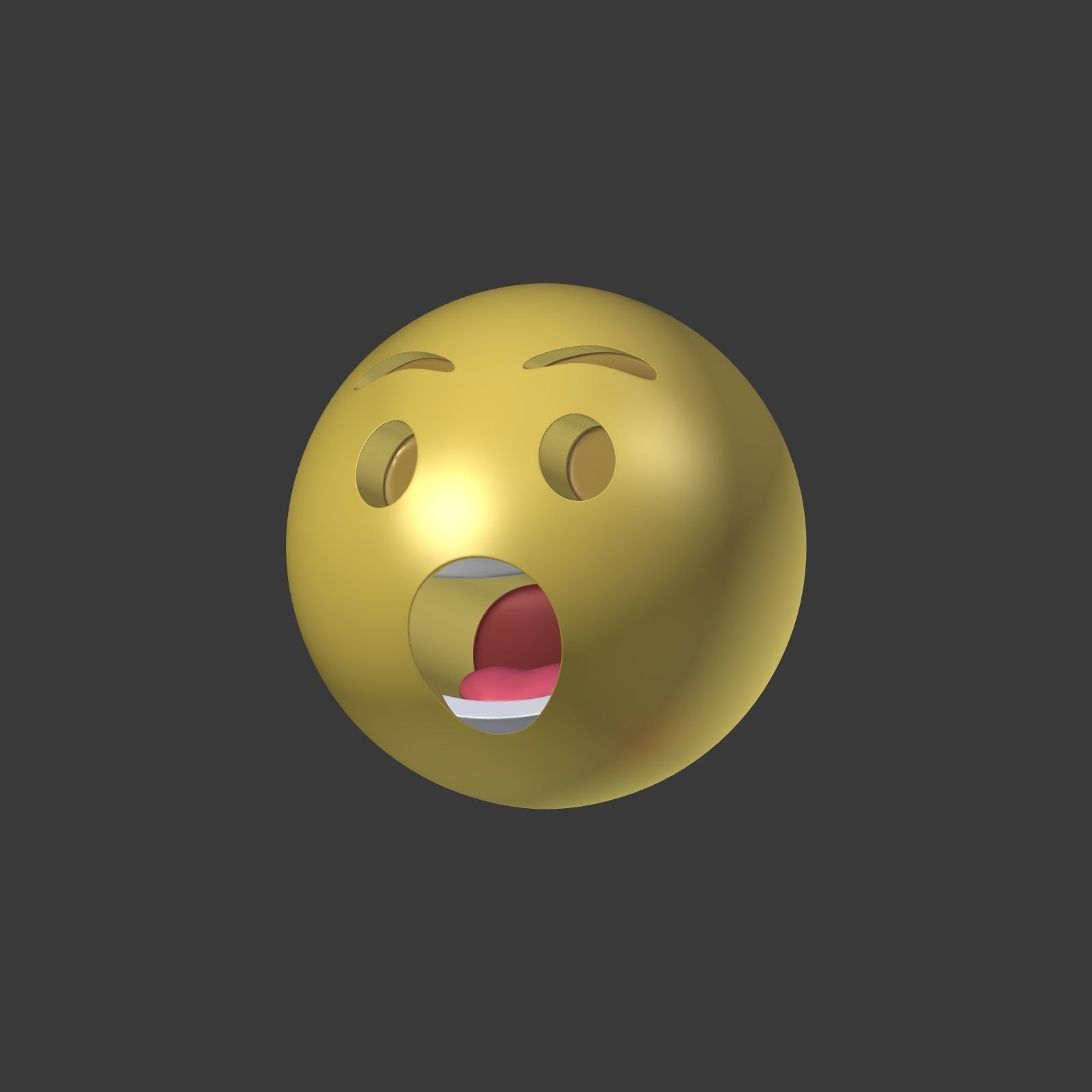 Emoticons - Emoji - Smiley Pack Low-poly 3D model_17