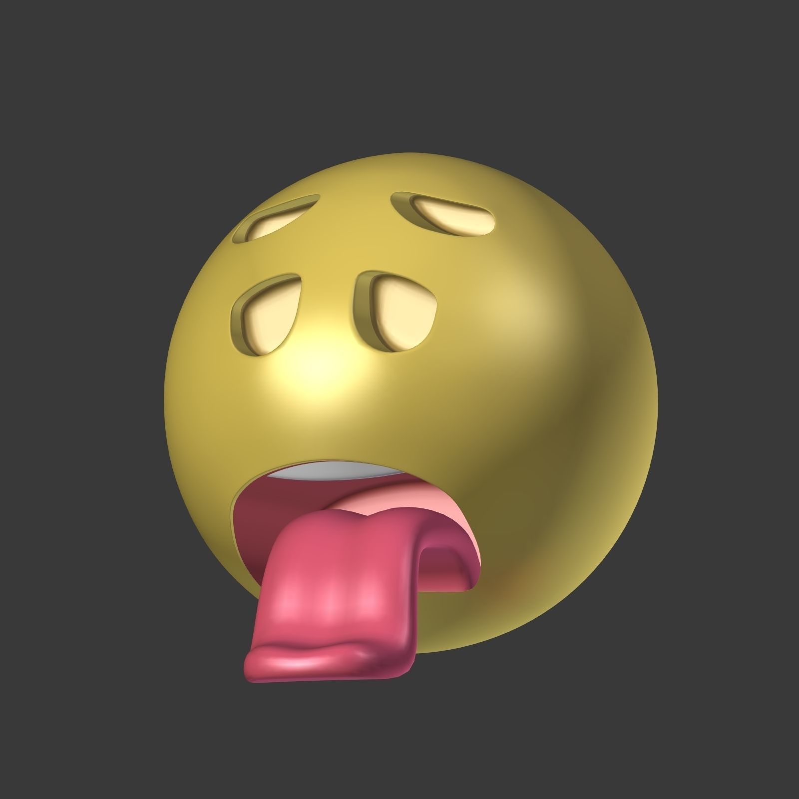 Emoticons - Emoji - Smiley Pack Low-poly 3D model_19