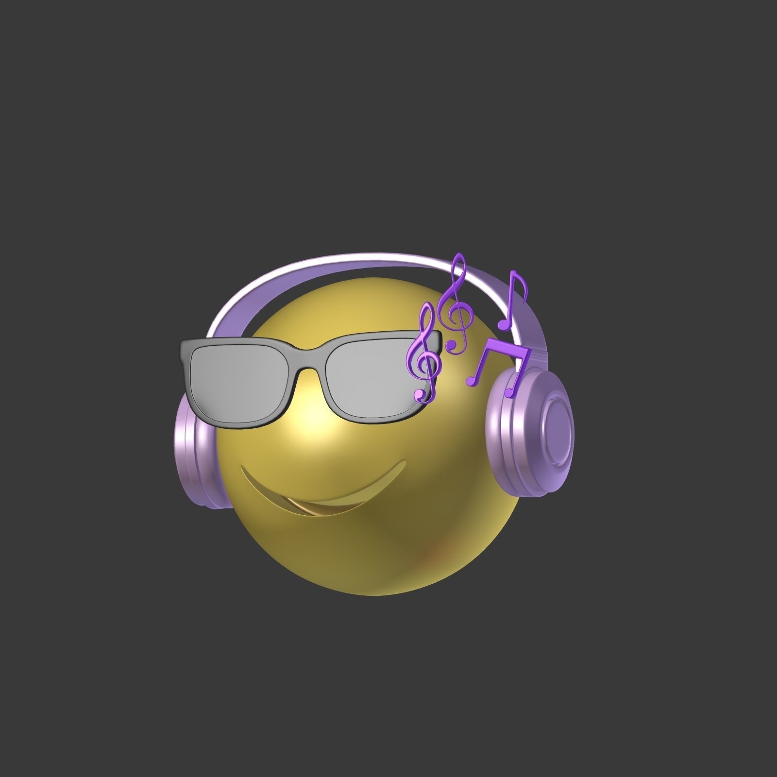 Emoticons - Emoji - Smiley Pack Low-poly 3D model_55
