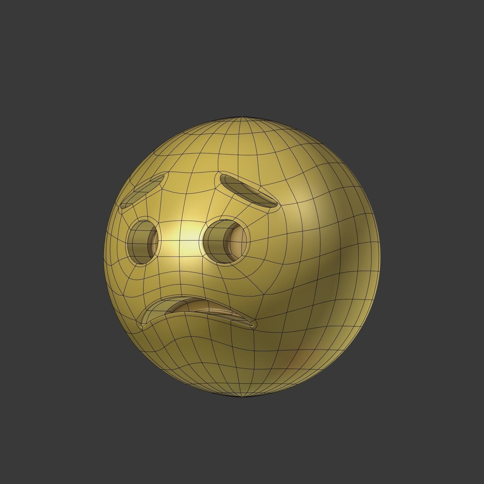 Emoticons - Emoji - Smiley Pack Low-poly 3D model_28