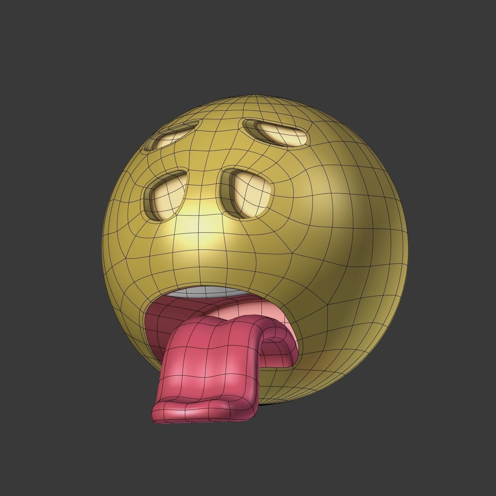 Emoticons - Emoji - Smiley Pack Low-poly 3D model_20
