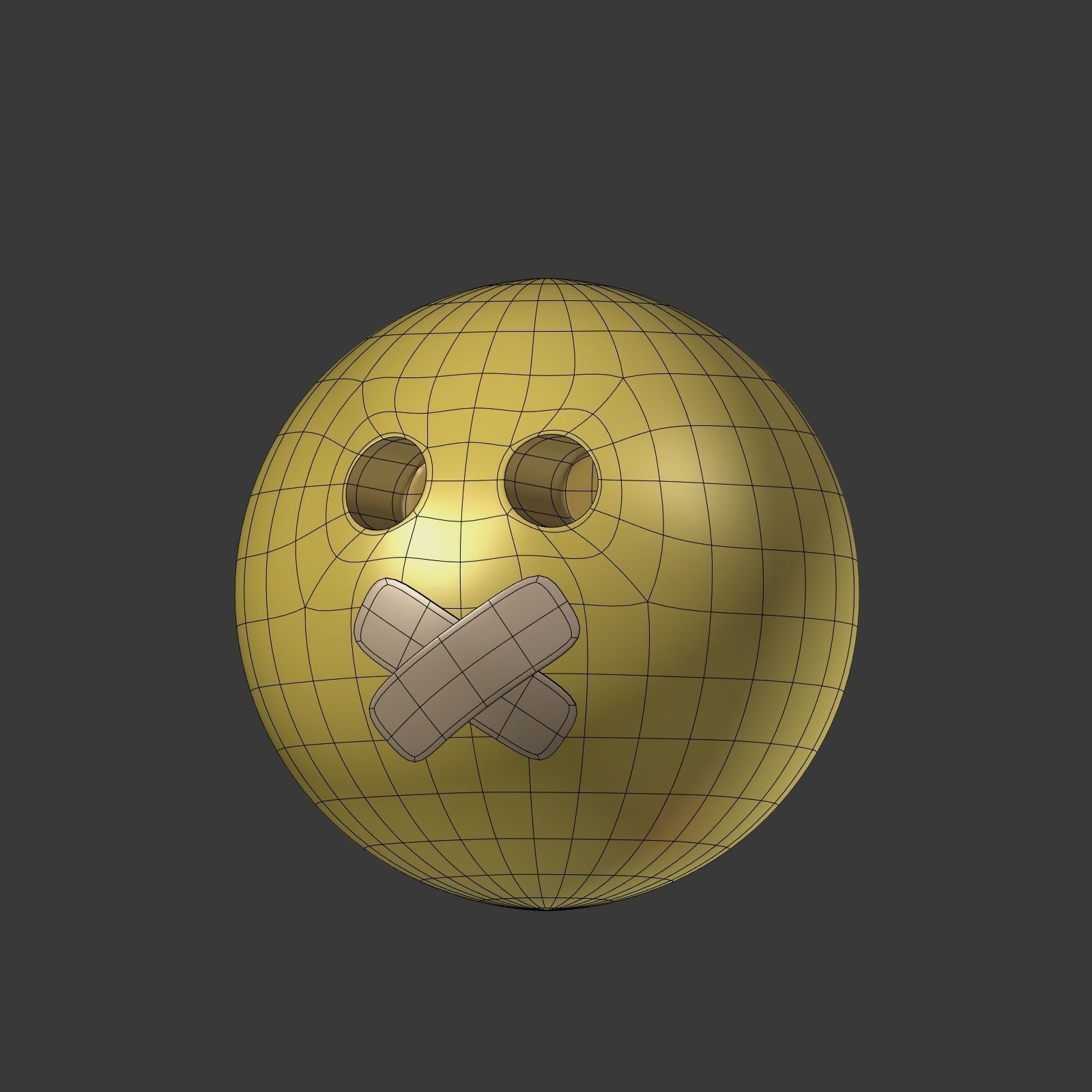 Emoticons - Emoji - Smiley Pack Low-poly 3D model_32