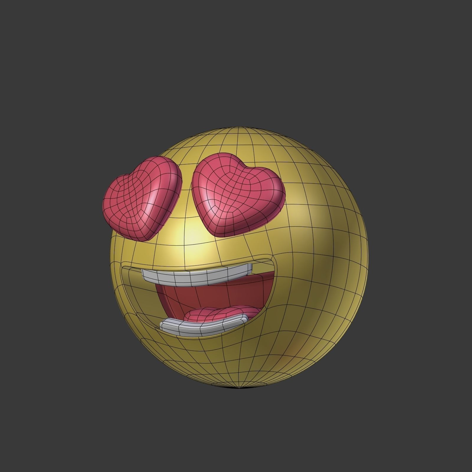Emoticons - Emoji - Smiley Pack Low-poly 3D model_34