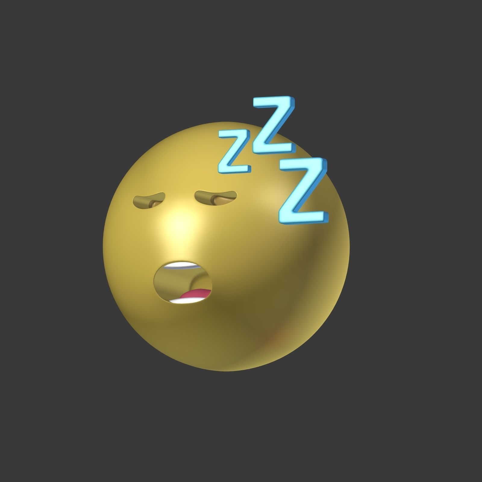 Emoticons - Emoji - Smiley Pack Low-poly 3D model_25