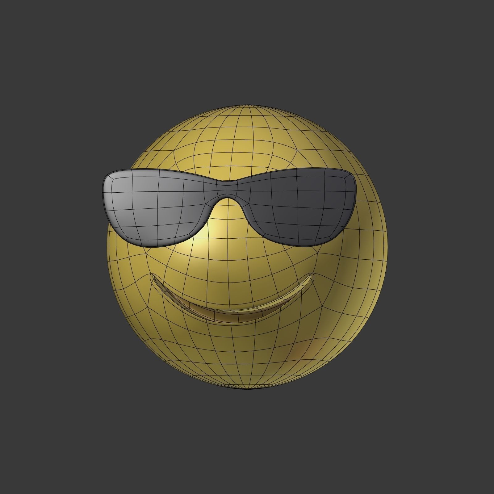 Emoticons - Emoji - Smiley Pack Low-poly 3D model_11