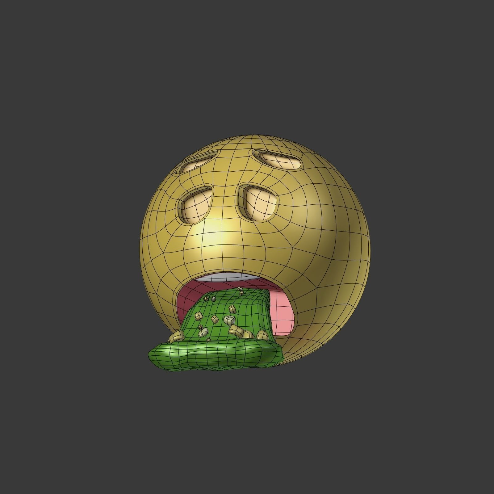 Emoticons - Emoji - Smiley Pack Low-poly 3D model_42