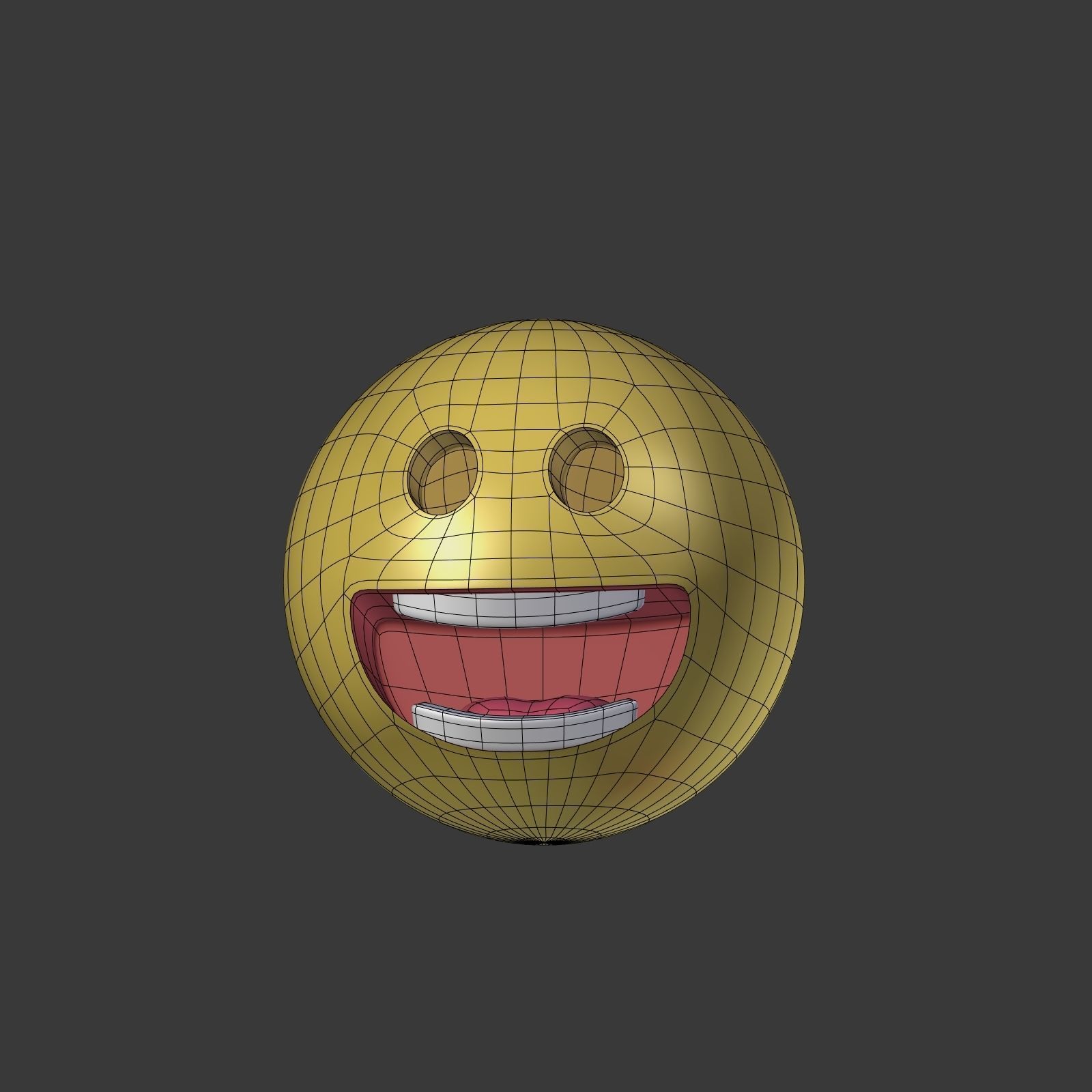 Emoticons - Emoji - Smiley Pack Low-poly 3D model_9