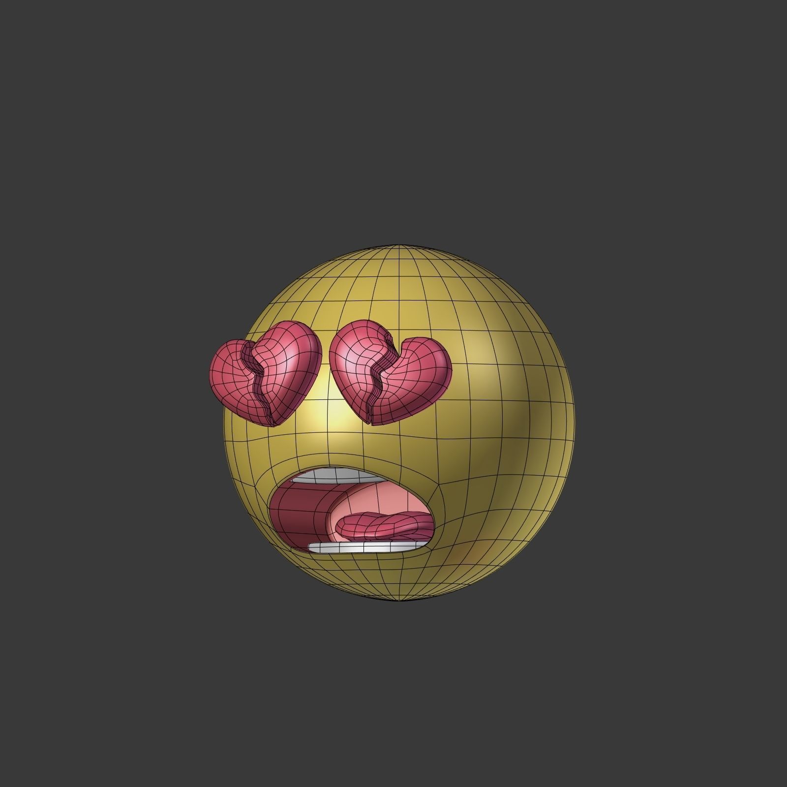 Emoticons - Emoji - Smiley Pack Low-poly 3D model_52