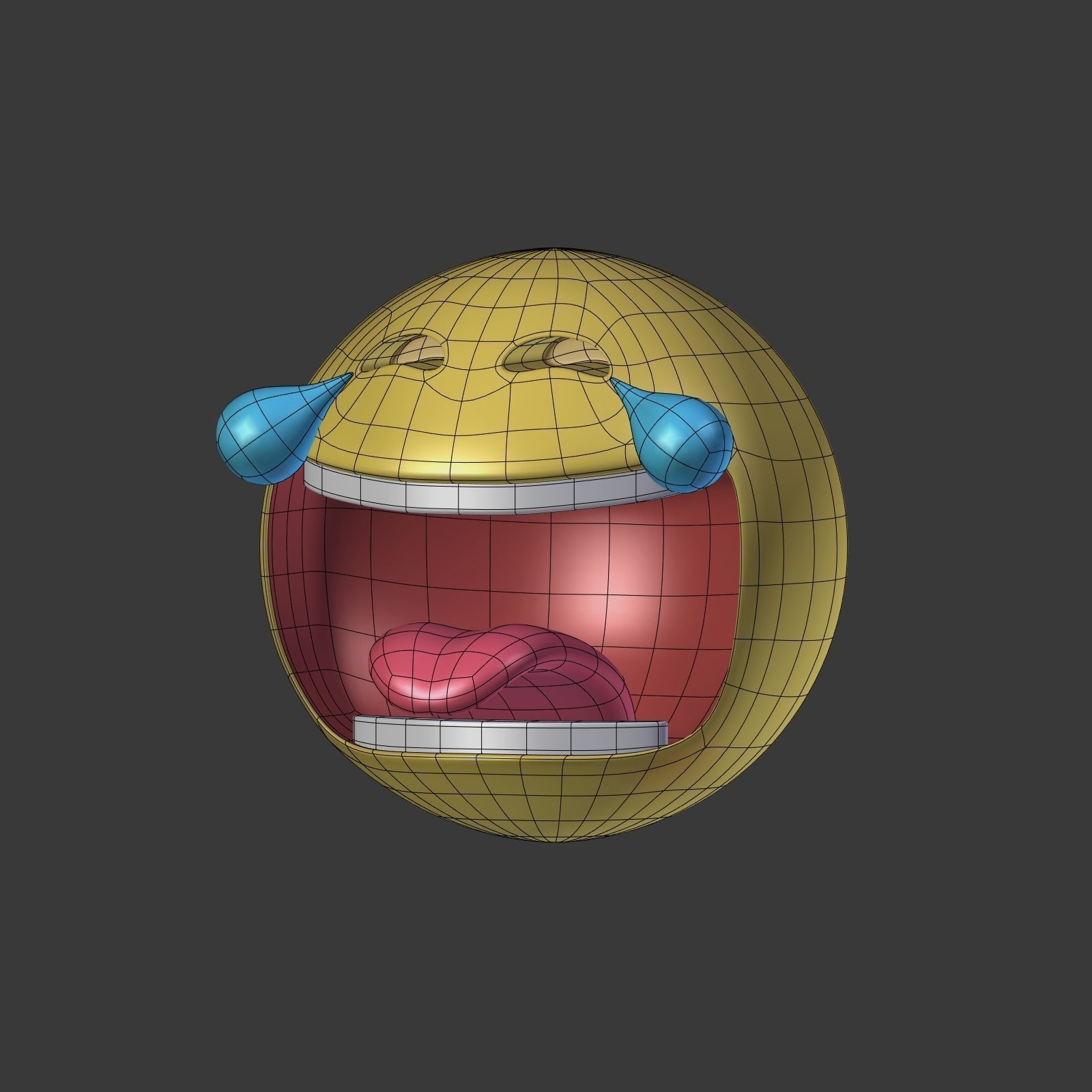 Emoticons - Emoji - Smiley Pack Low-poly 3D model_16