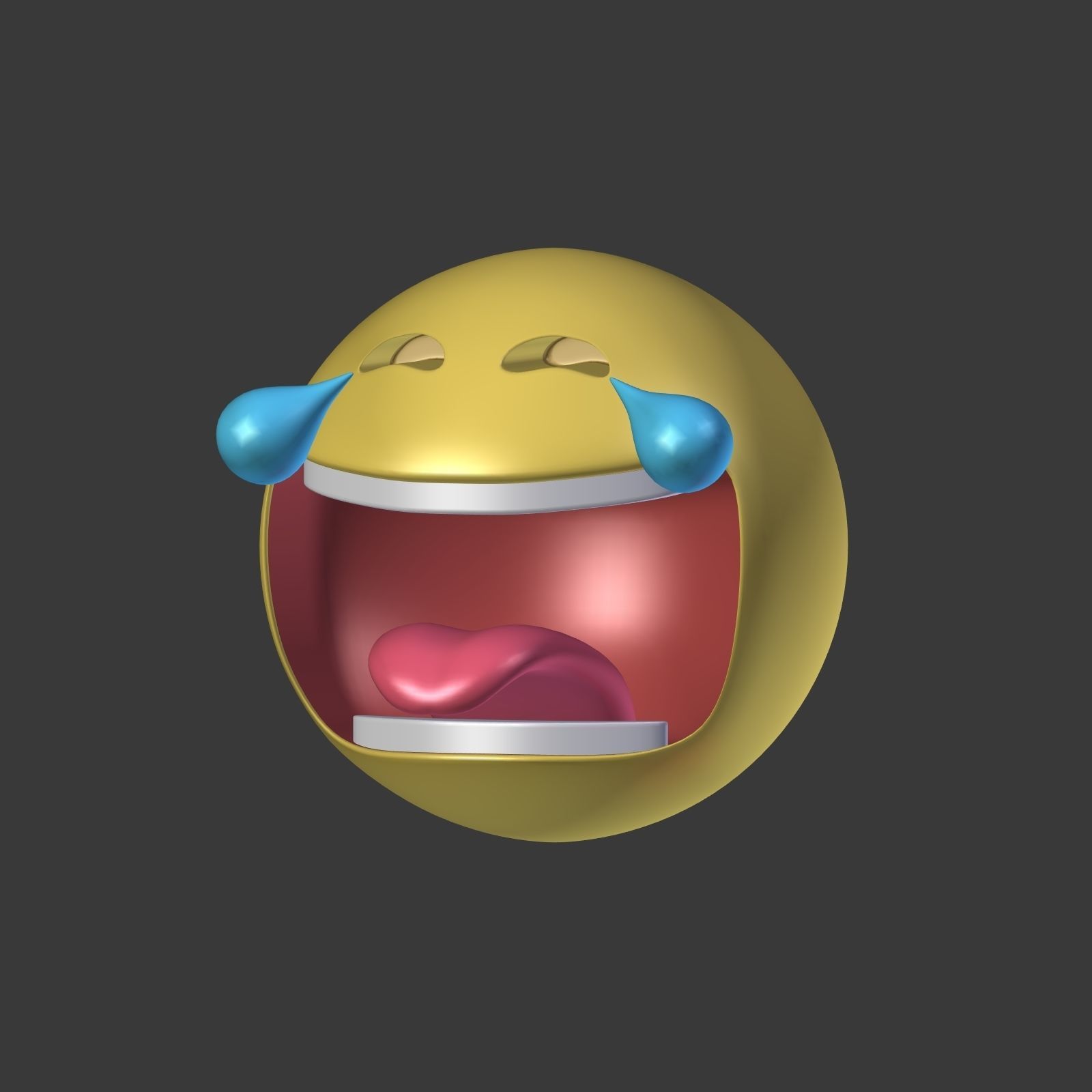 Emoticons - Emoji - Smiley Pack Low-poly 3D model_15