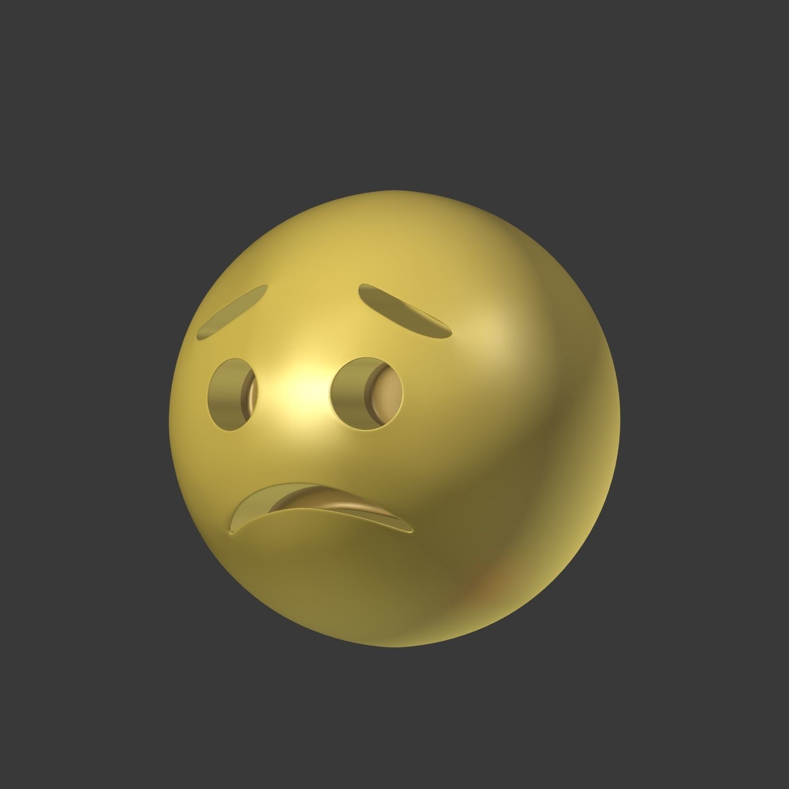 Emoticons - Emoji - Smiley Pack Low-poly 3D model_27