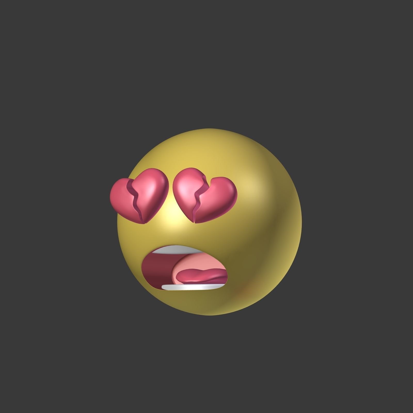 Emoticons - Emoji - Smiley Pack Low-poly 3D model_51