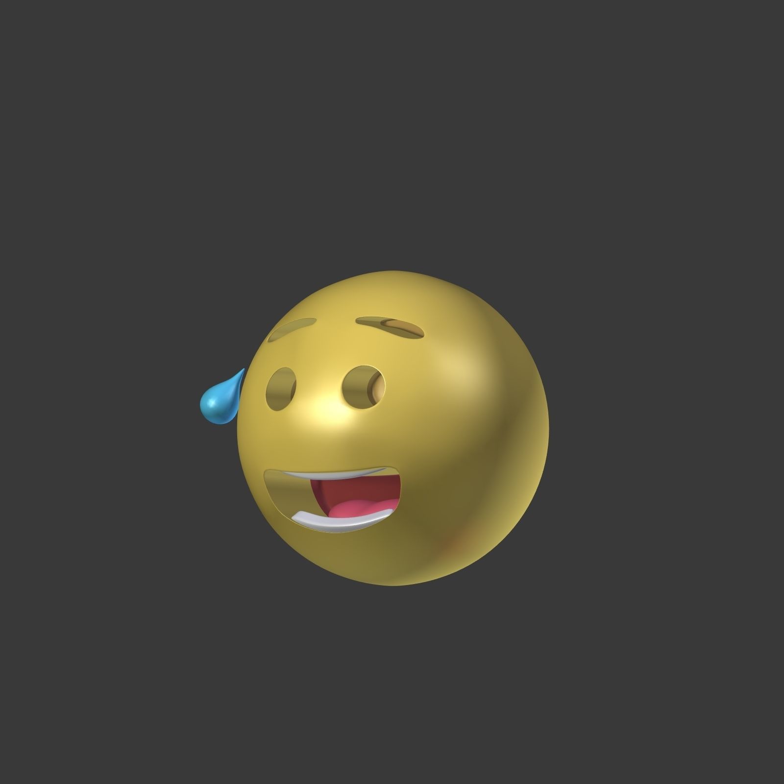 Emoticons - Emoji - Smiley Pack Low-poly 3D model_43