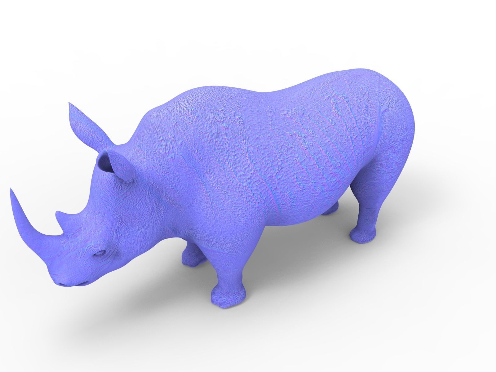 Dirty  Rhino 3D Models Rigged  game ready Low-poly 3D model_18