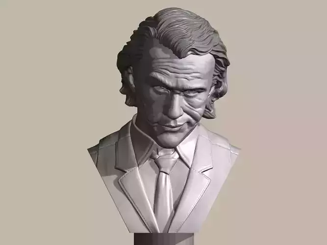 Joker Collectible Bust -  Heath Ledger 3D print model