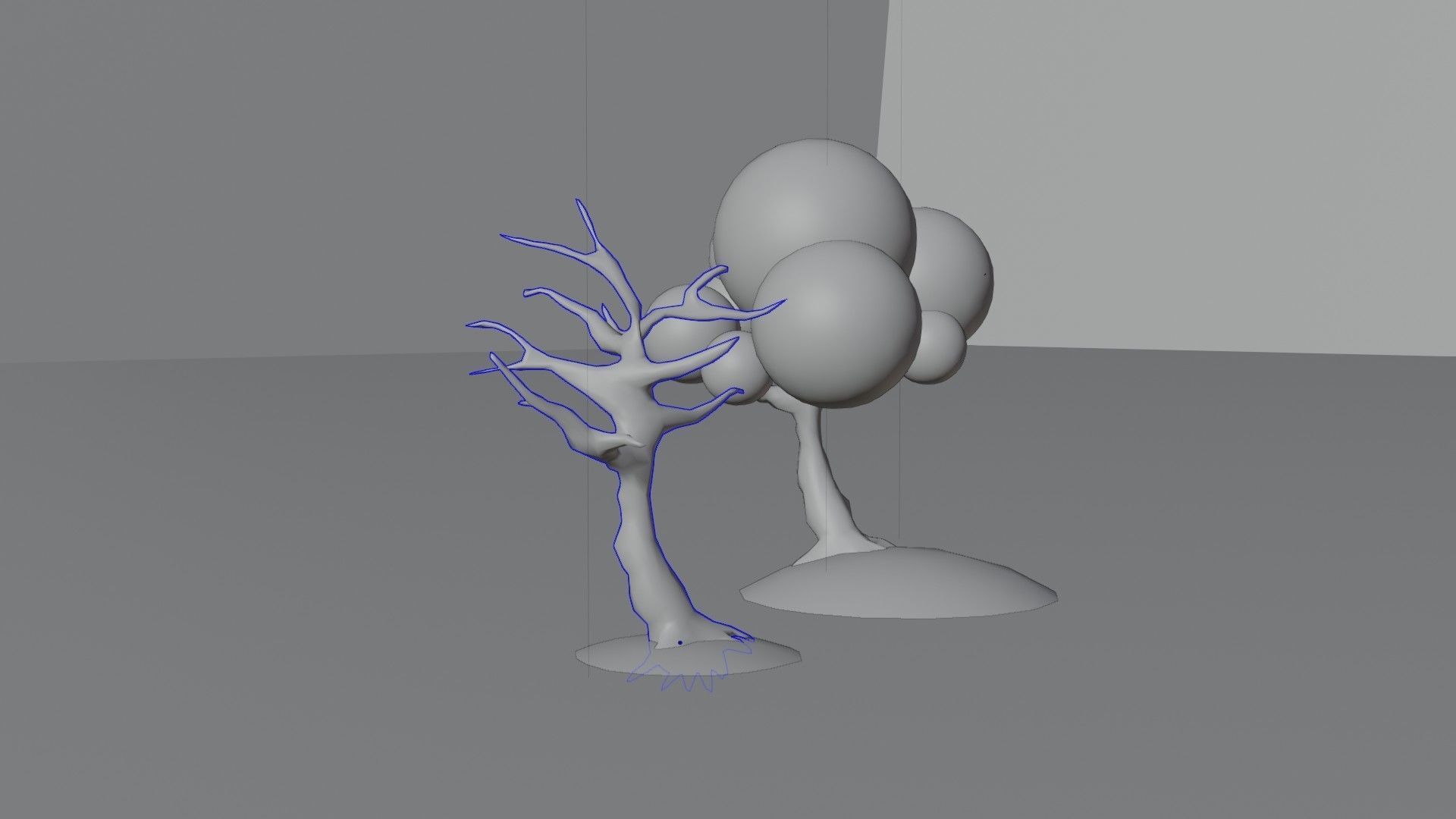 free 3d simple cute tree Free low-poly 3D model_2