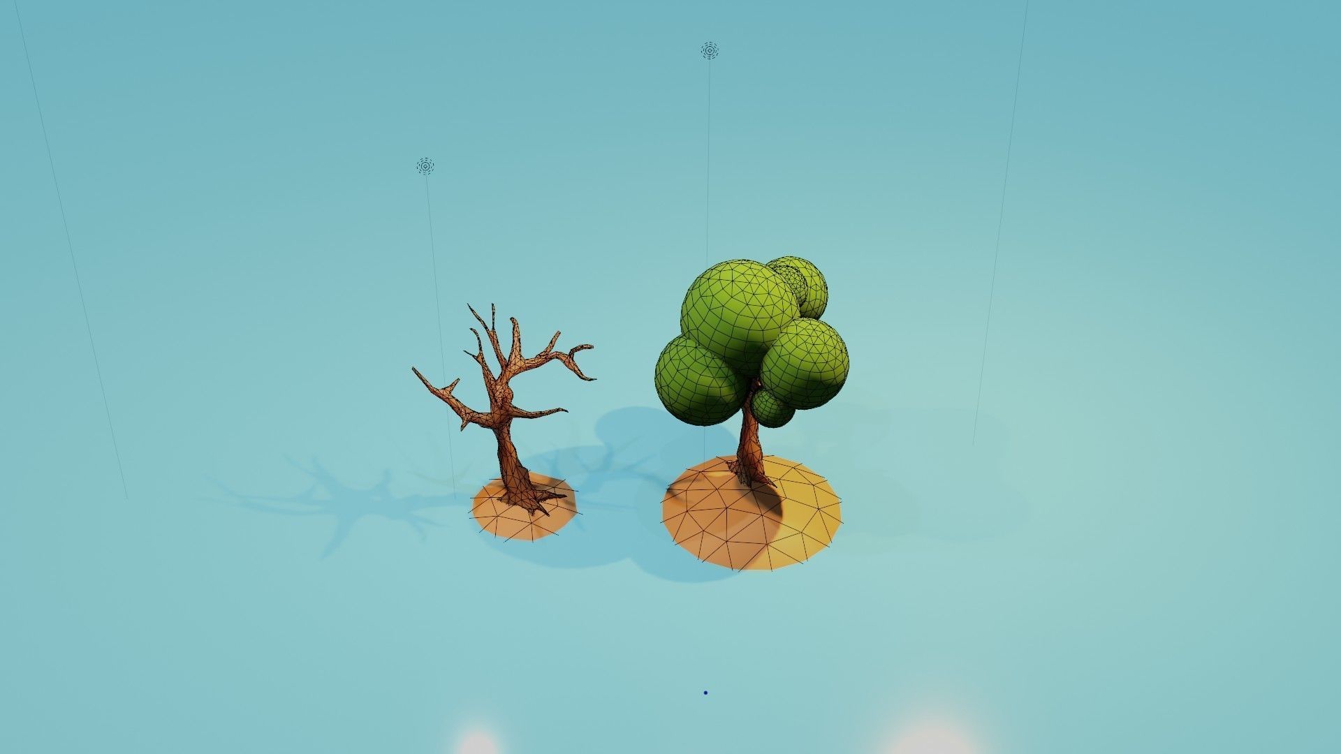 free 3d simple cute tree Free low-poly 3D model_6