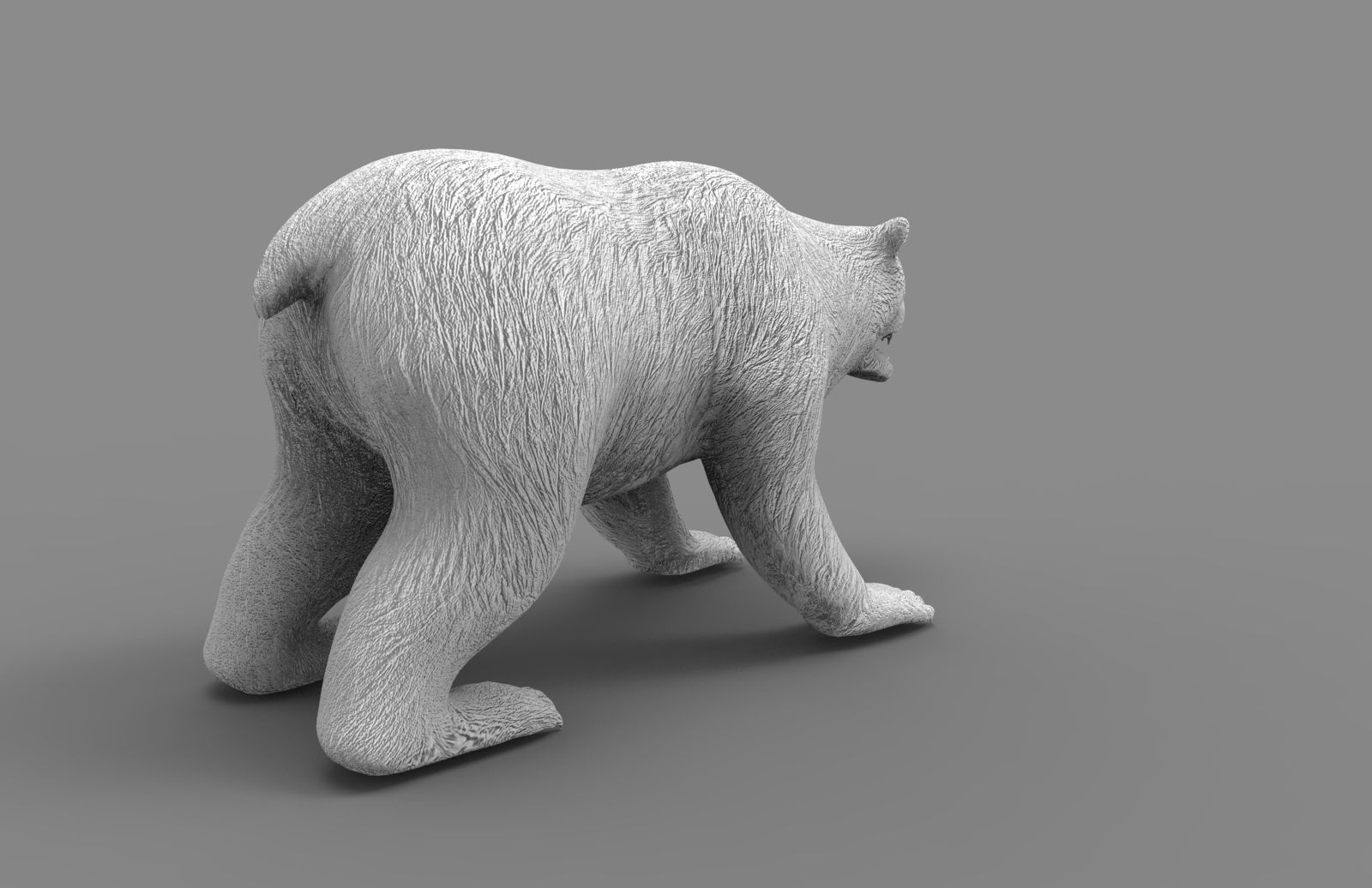 Red Bear Rigged 3D Models game Low-poly 3D model_20