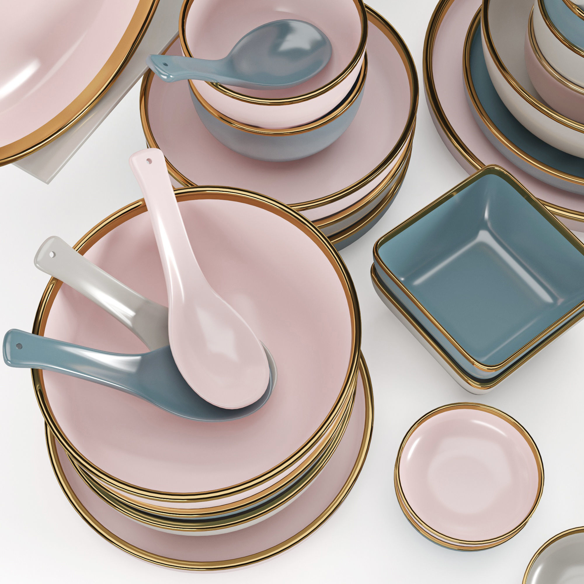 Kitchenware and Tableware 06 3D model CGTrader