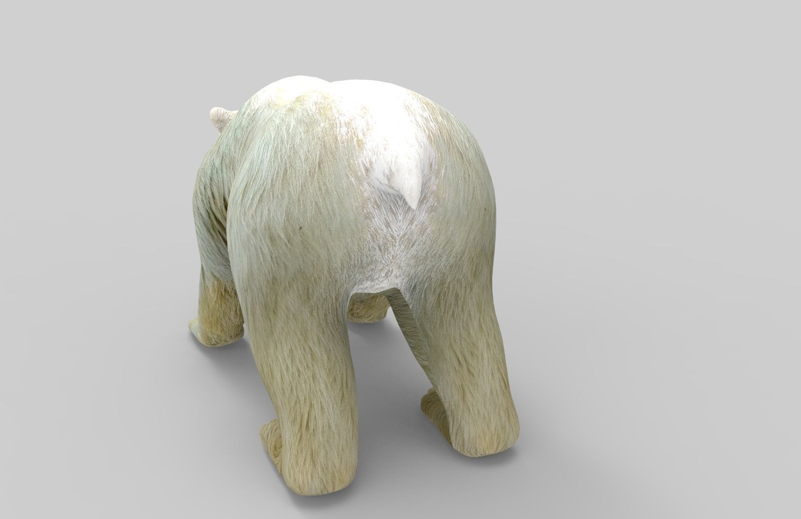 3D White Beer Rigged Model Low-poly 3D model_9