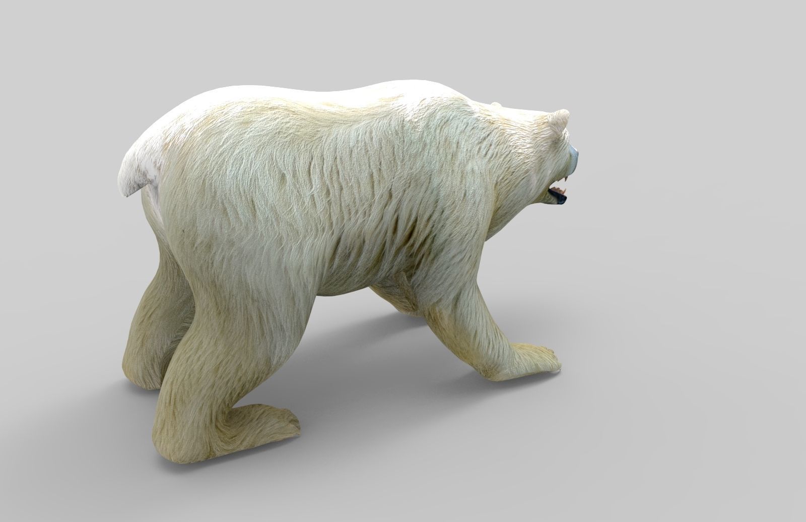 3D White Beer Rigged Model Low-poly 3D model_11