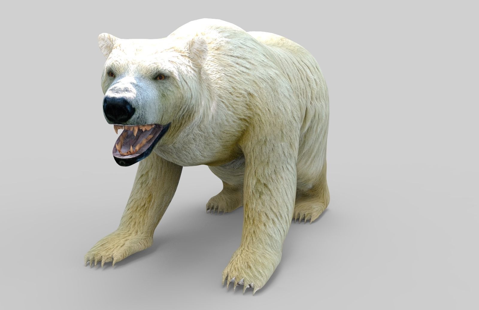 3D White Beer Rigged Model Low-poly 3D model_15