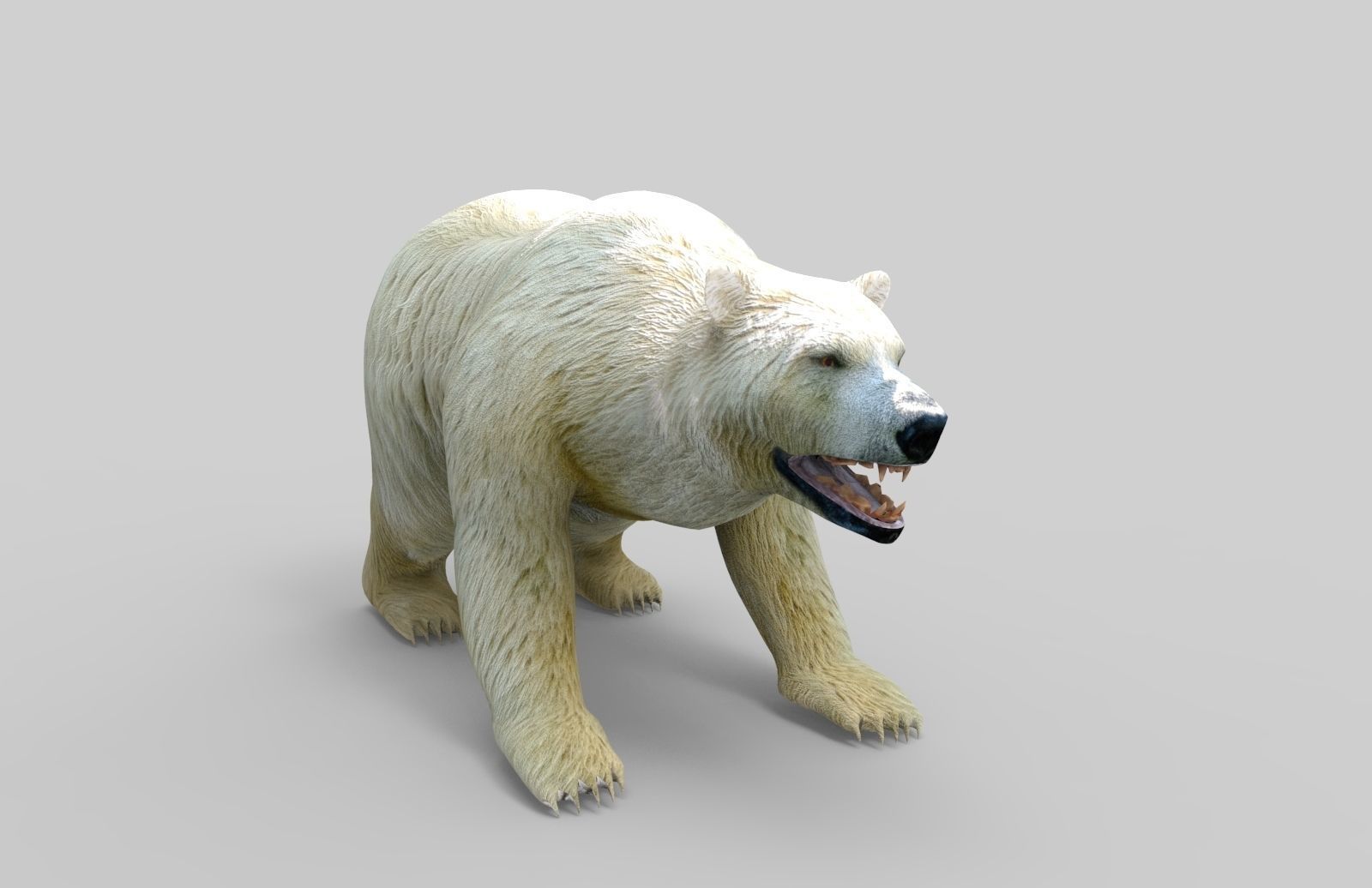 3D White Beer Rigged Model Low-poly 3D model_13