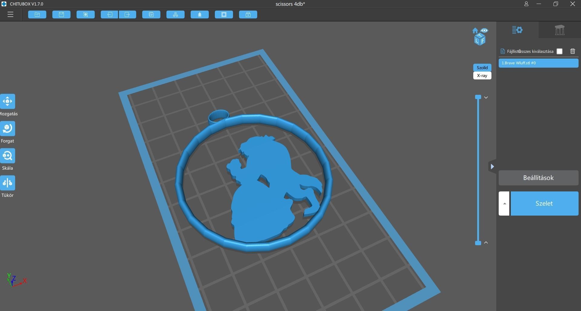 Beauty and the Beast medalion or Christmas jewerly 3D print model_1