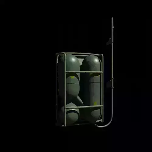 WW2 Flame Thrower LowPoly