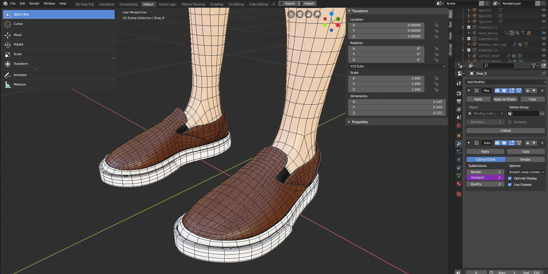 Rigged - Stylized Character Boy  - Blender Cycles And Eevee 3D model_16