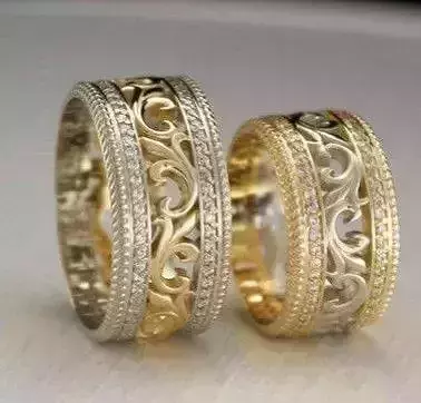 engraving carving ring jewelry for women 