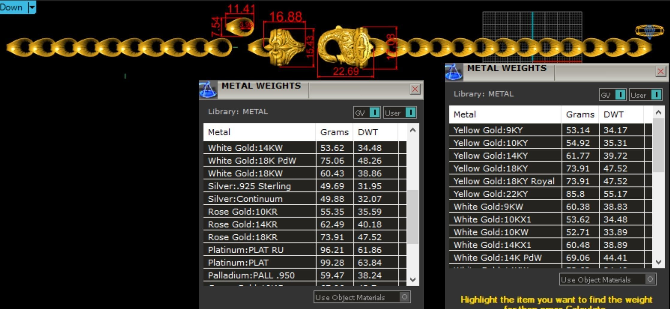 Bracelet with patterns 3D print model_3