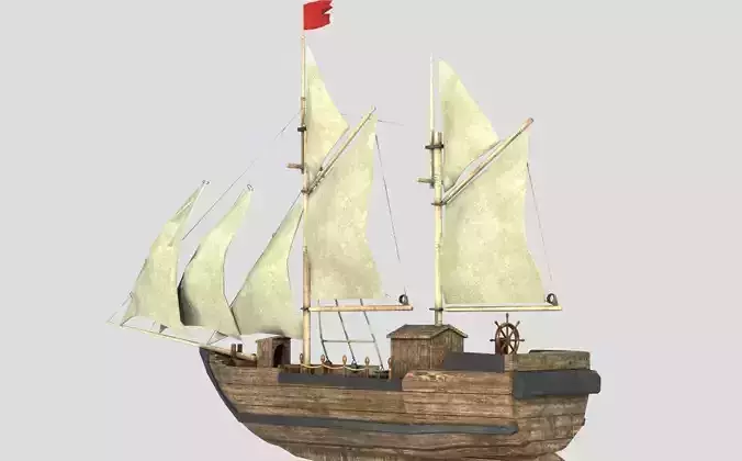 OLD SHIP 3D model