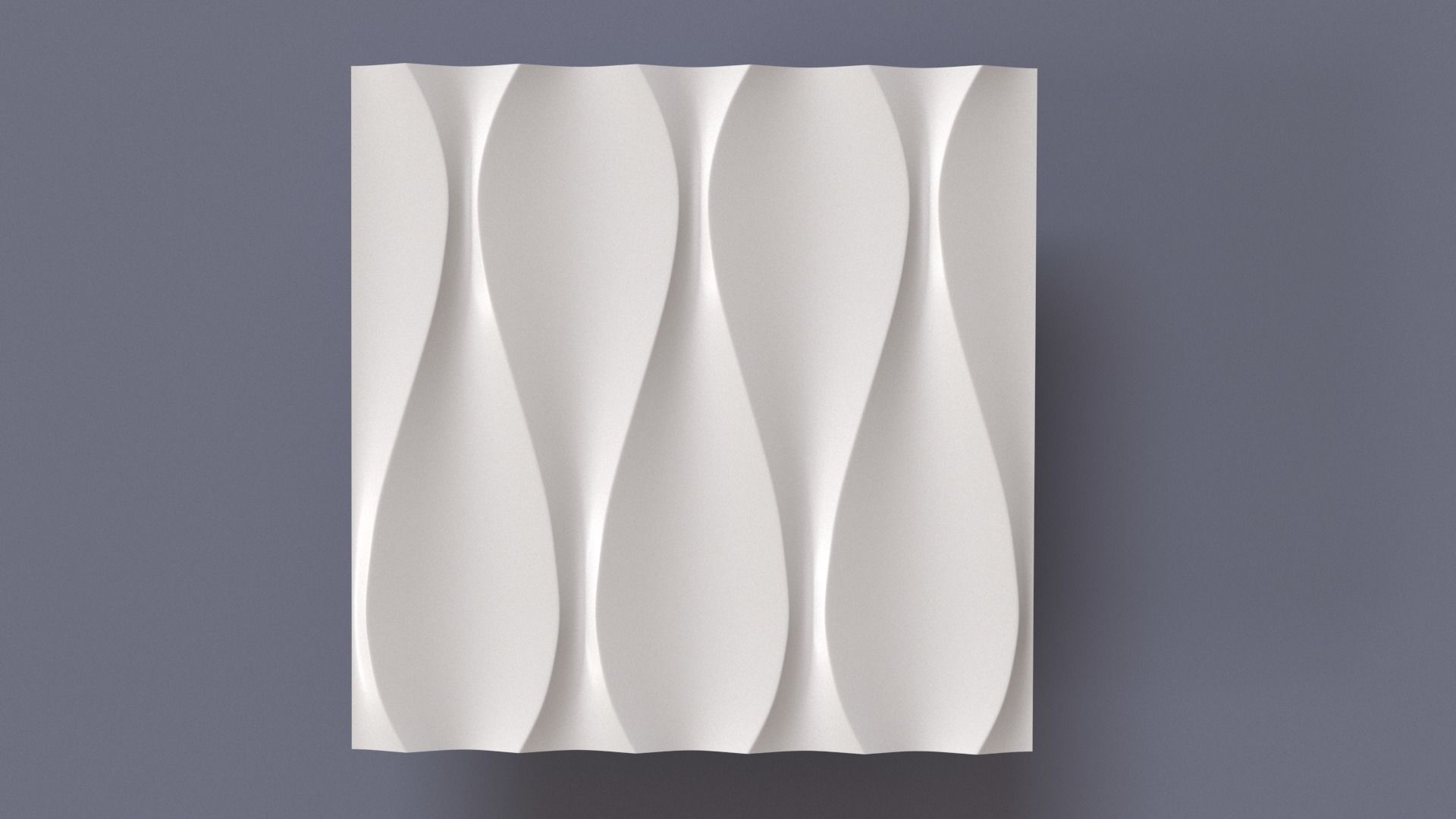 Wall Panels Pack by Niron gypsum 3d panels  3D model_9