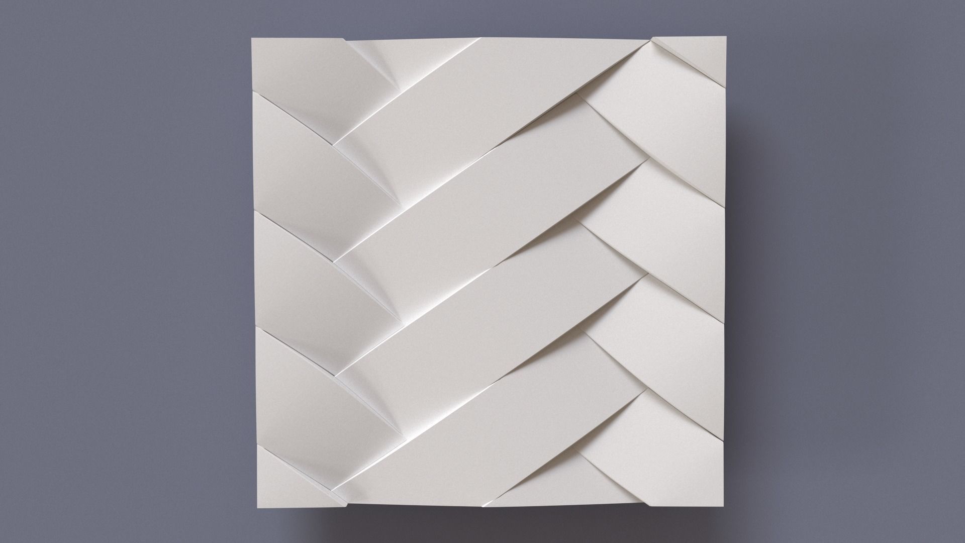 Wall Panels Pack by Niron gypsum 3d panels  3D model_6