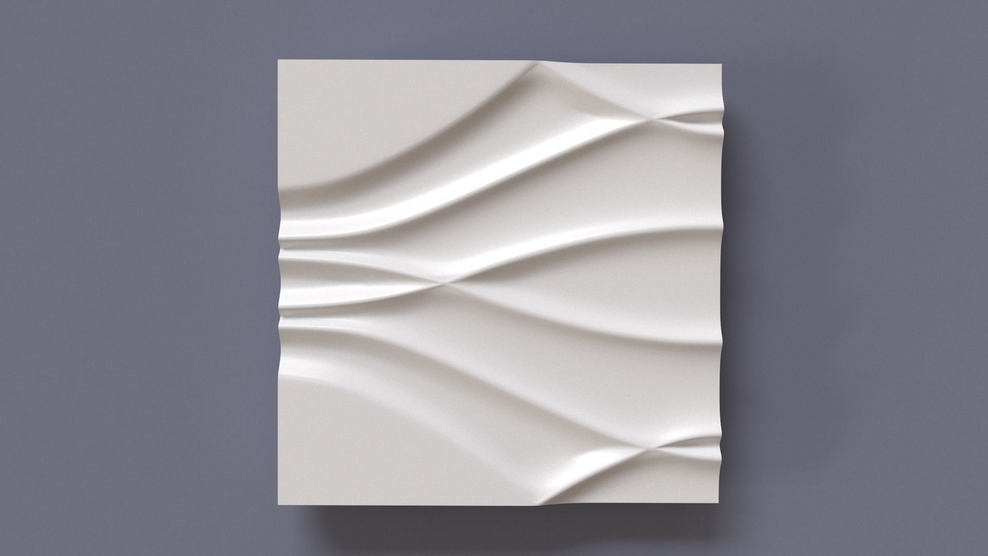 Wall Panels Pack by Niron gypsum 3d panels  3D model_11