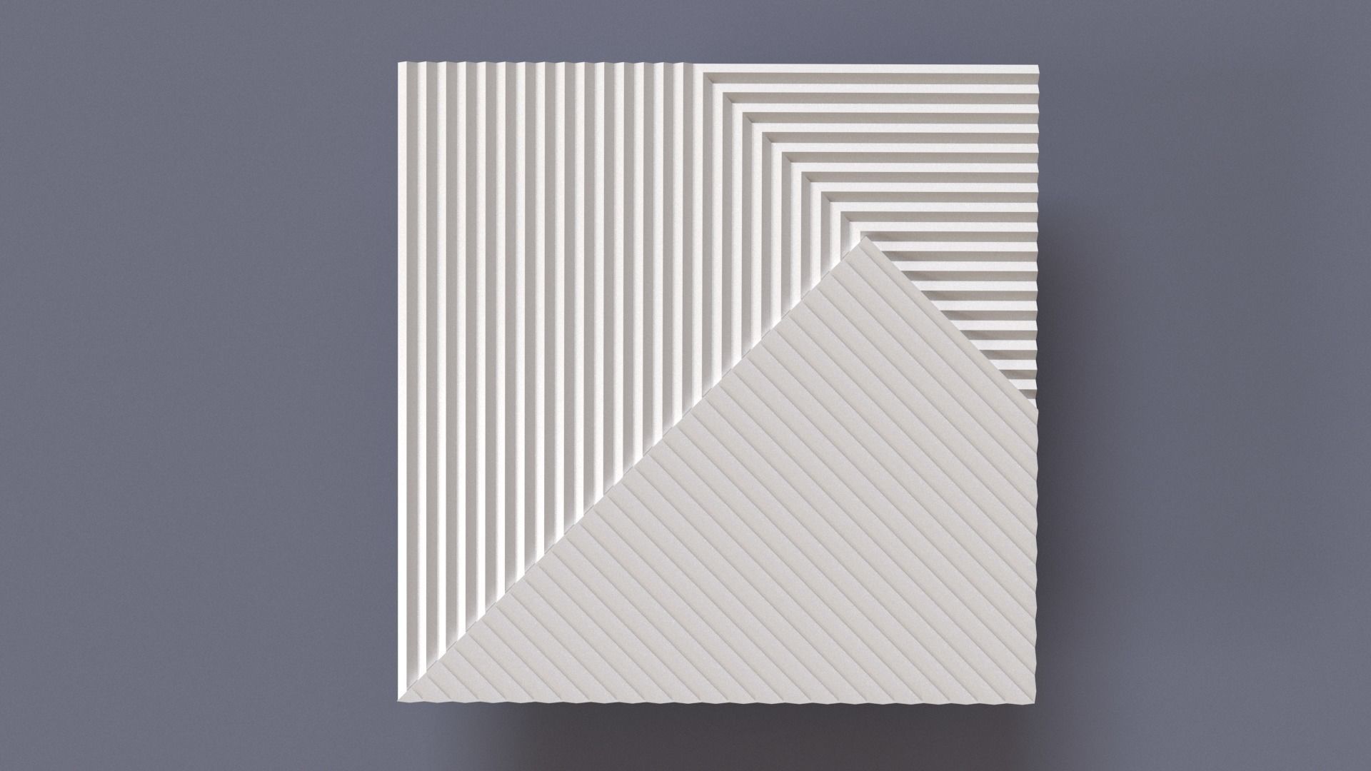 Wall Panels Pack by Niron gypsum 3d panels  3D model_10