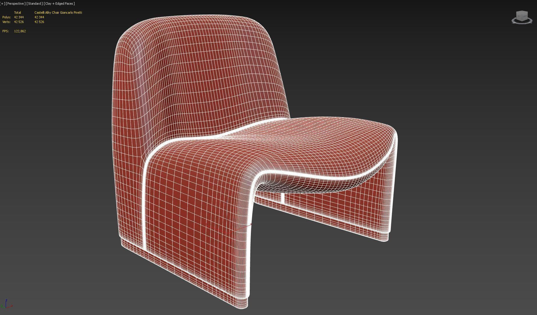 Castelli Alky Chair Giancarlo Piretti 3D model_16