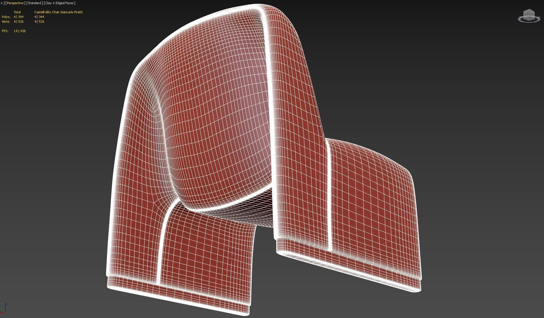 Castelli Alky Chair Giancarlo Piretti 3D model_17