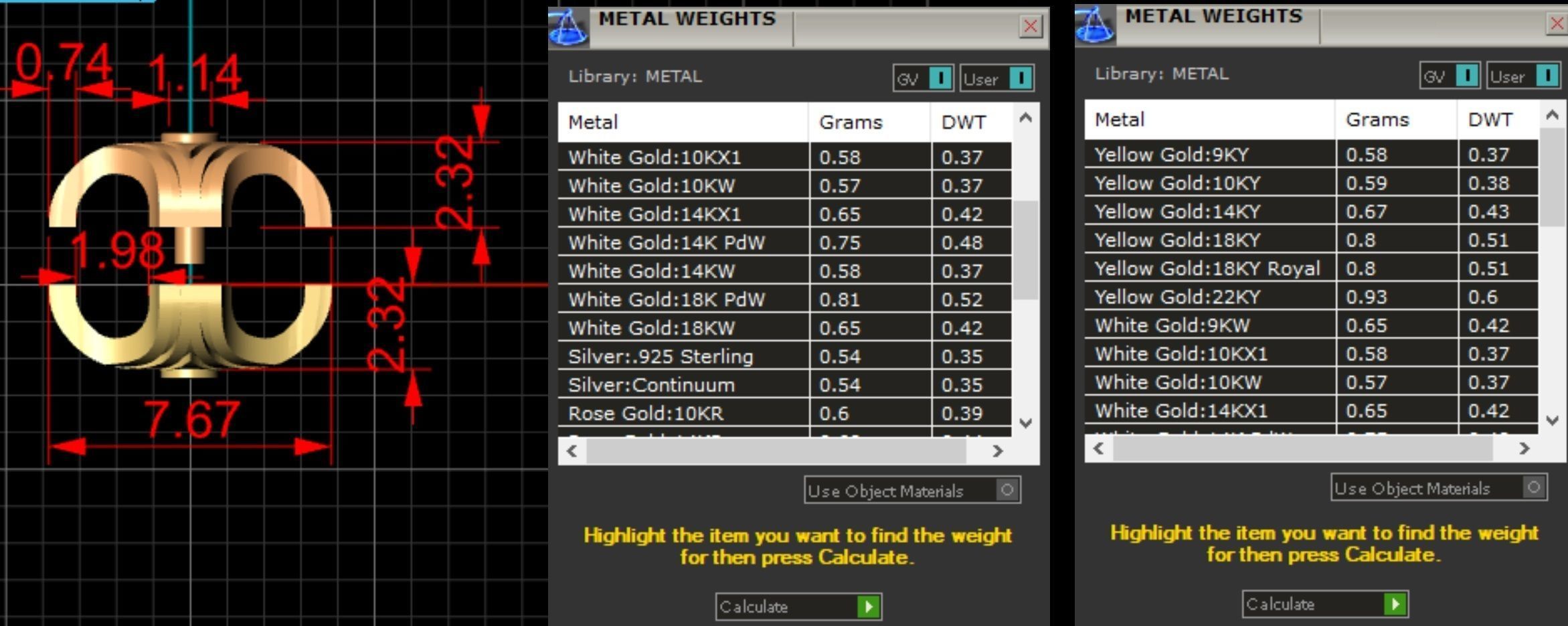 Chain with diamonds 3D print model_3