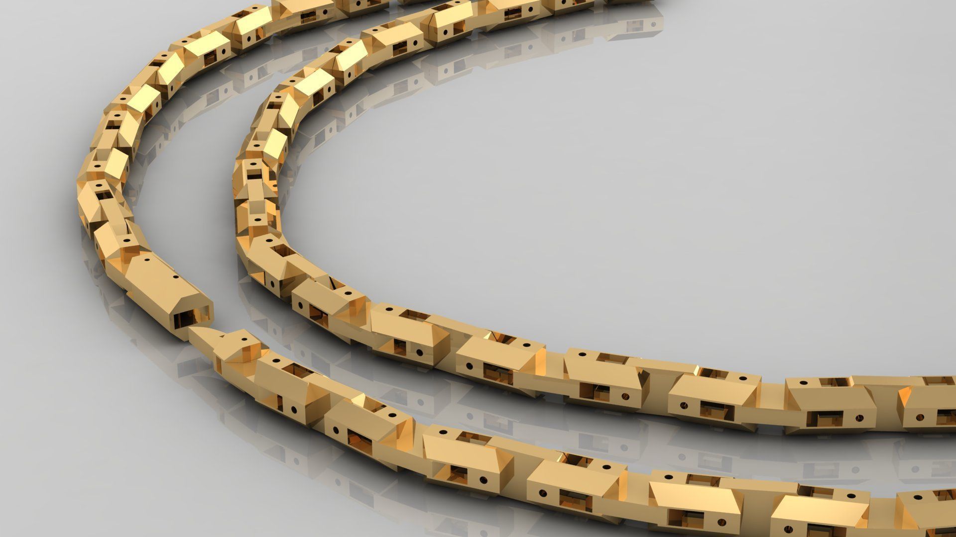 stylish Chain 3D print model_4