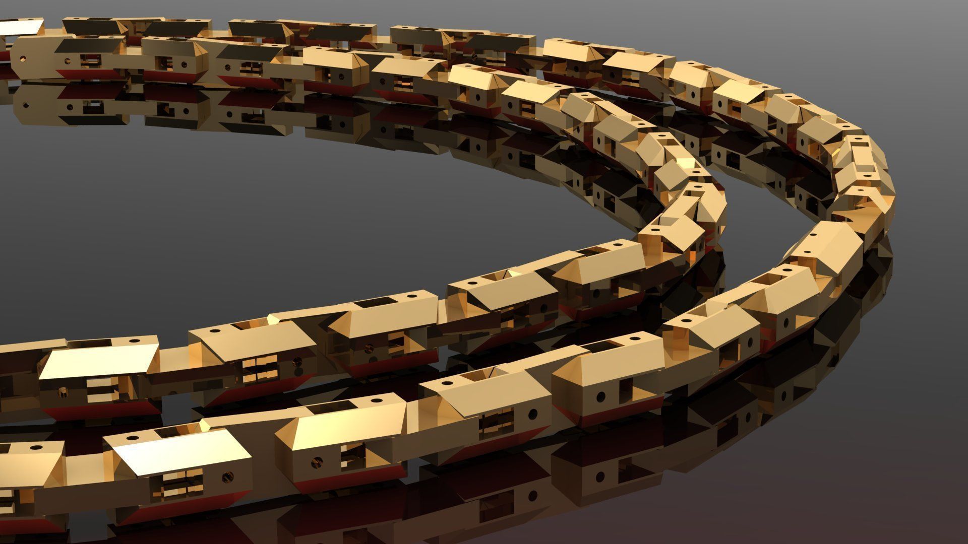 stylish Chain 3D print model_5