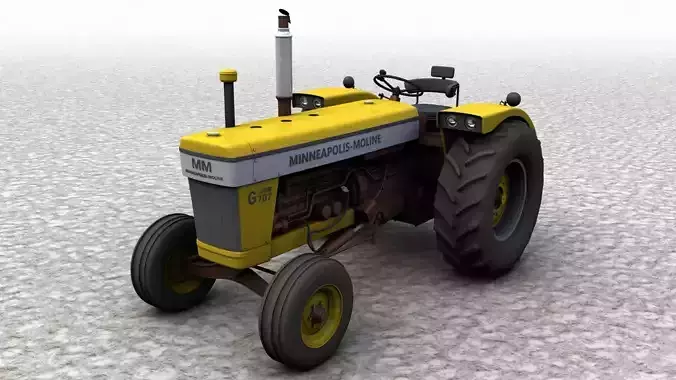 MINNEAPOLIS MOLINE G707 1965 Tractor 3D model
