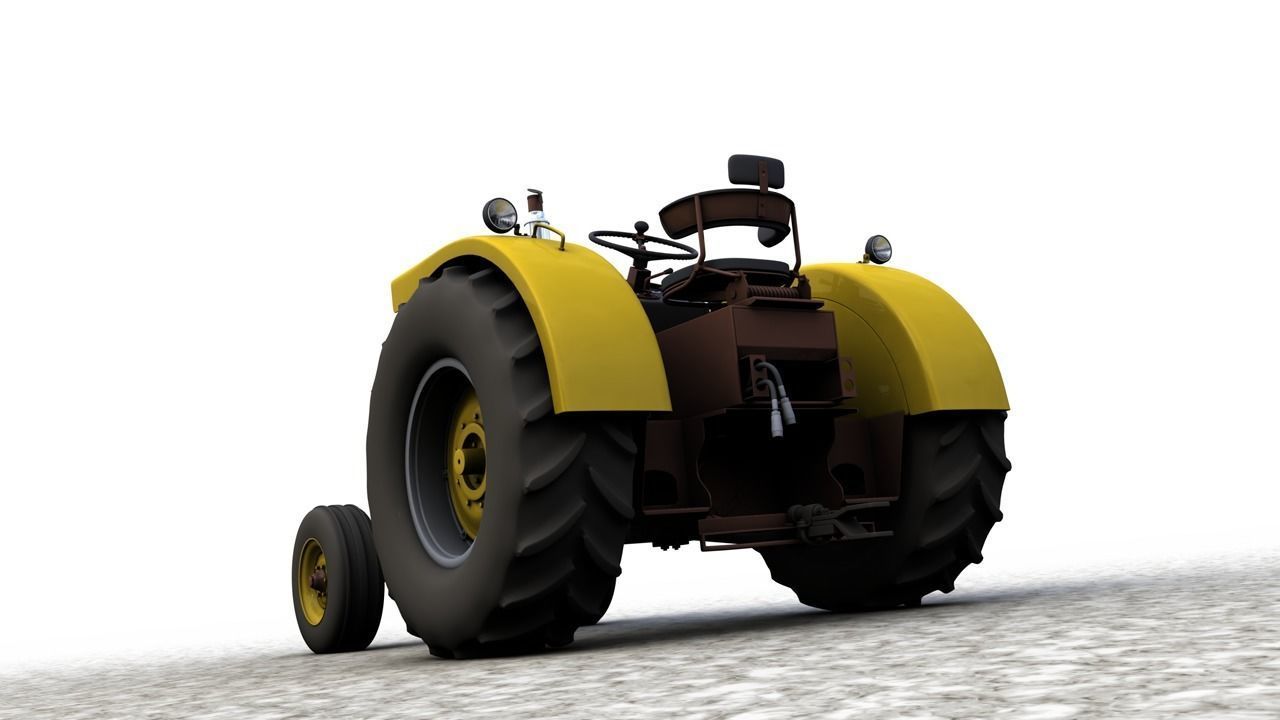 MINNEAPOLIS MOLINE G707 1965 Tractor 3D model_5