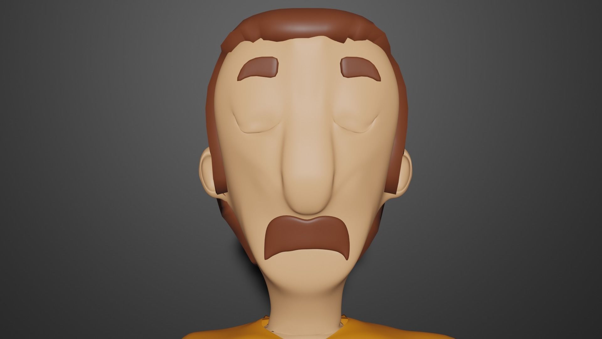Adult male character for animation 3D model_3