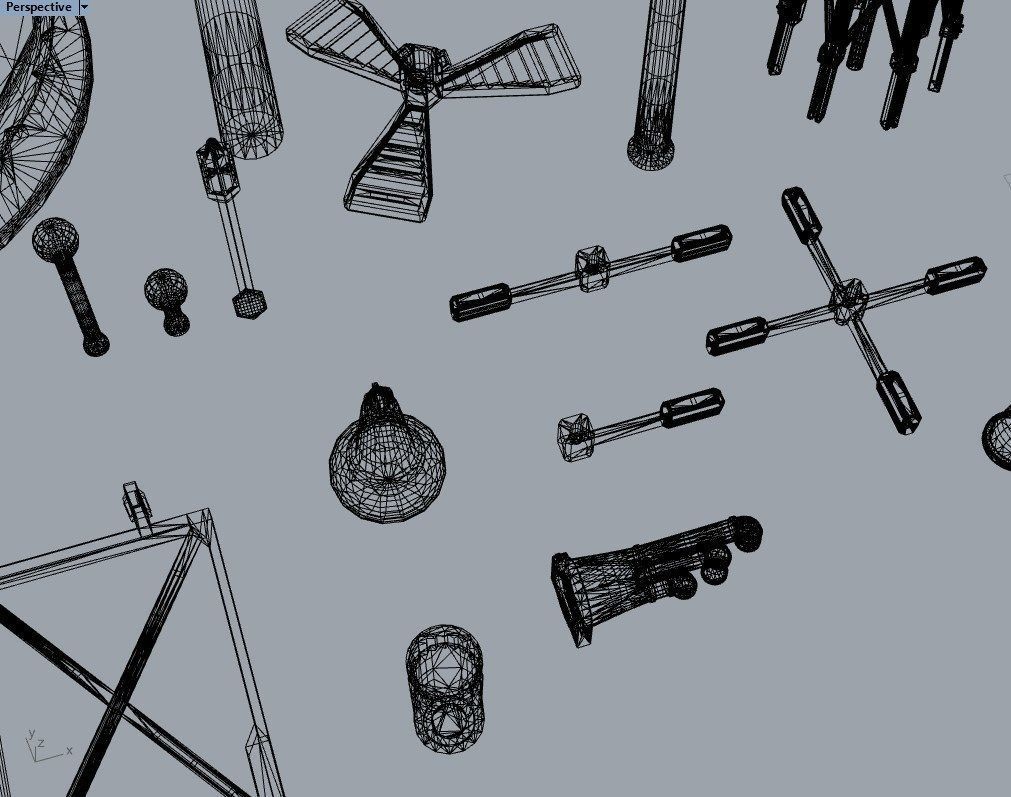 Infrastructure and Objectives Mega Pack 3D print model_36