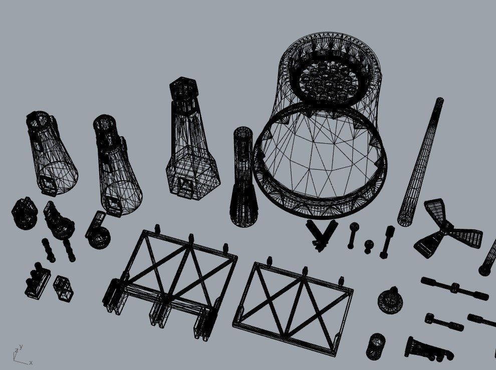 Infrastructure and Objectives Mega Pack 3D print model_40